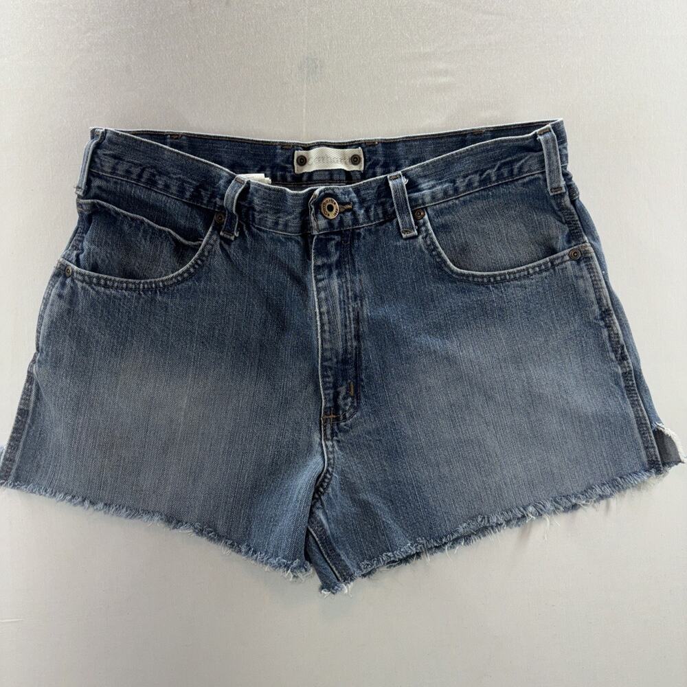 Carhartt‎ Men's Vintage Jean Shorts, Size 36 Cut-Off, Medium Wash, Frayed, Y2K